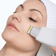 Ultrasonic Facial Cleansing Brush, Blackhead Remover, 1-Click Operation, 3 Adjustable Modes, Compact & Portable, High-Frequency Vibration For Deep Cleansing, 3D Contoured Head Fits Skin Seamlessly, Suitable For Both Men And Women, Perfect Tool For Blackhead Removal - White - View 5