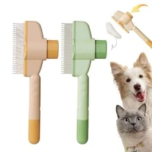 1 PC Pet Supplies Small Pet Bathing And Grooming Tools Small Animal Comb Self-Cleaning Pet Grooming Comb For Cats And Dogs Flea Removal, Fine-Toothed Brush - View 1