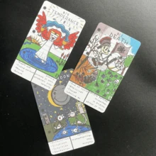 1 Box Adult Mystery Game Doodle Party Tarot Cards - Multicolor - View 4