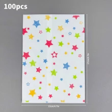 200个4.7x6.7英寸礼品包装袋，包括节日礼品包装纸袋、高端彩色星形包装纸袋、小礼品纸袋、小星形图案纸袋、派对礼品包装袋和创意DIY装饰礼品纸袋，适用于情人节、婚礼、生日、情侣礼品袋和礼品包装纸袋。 - 禮品袋 - 查看 10