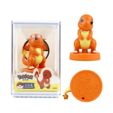 pokemon 6件正版Seal系列動物毛絨玩具，伊布、呆呆獸、Karara 動漫角色桌面裝飾模型娃娃收藏品，原裝盒裝 - 彩色 - 查看 10