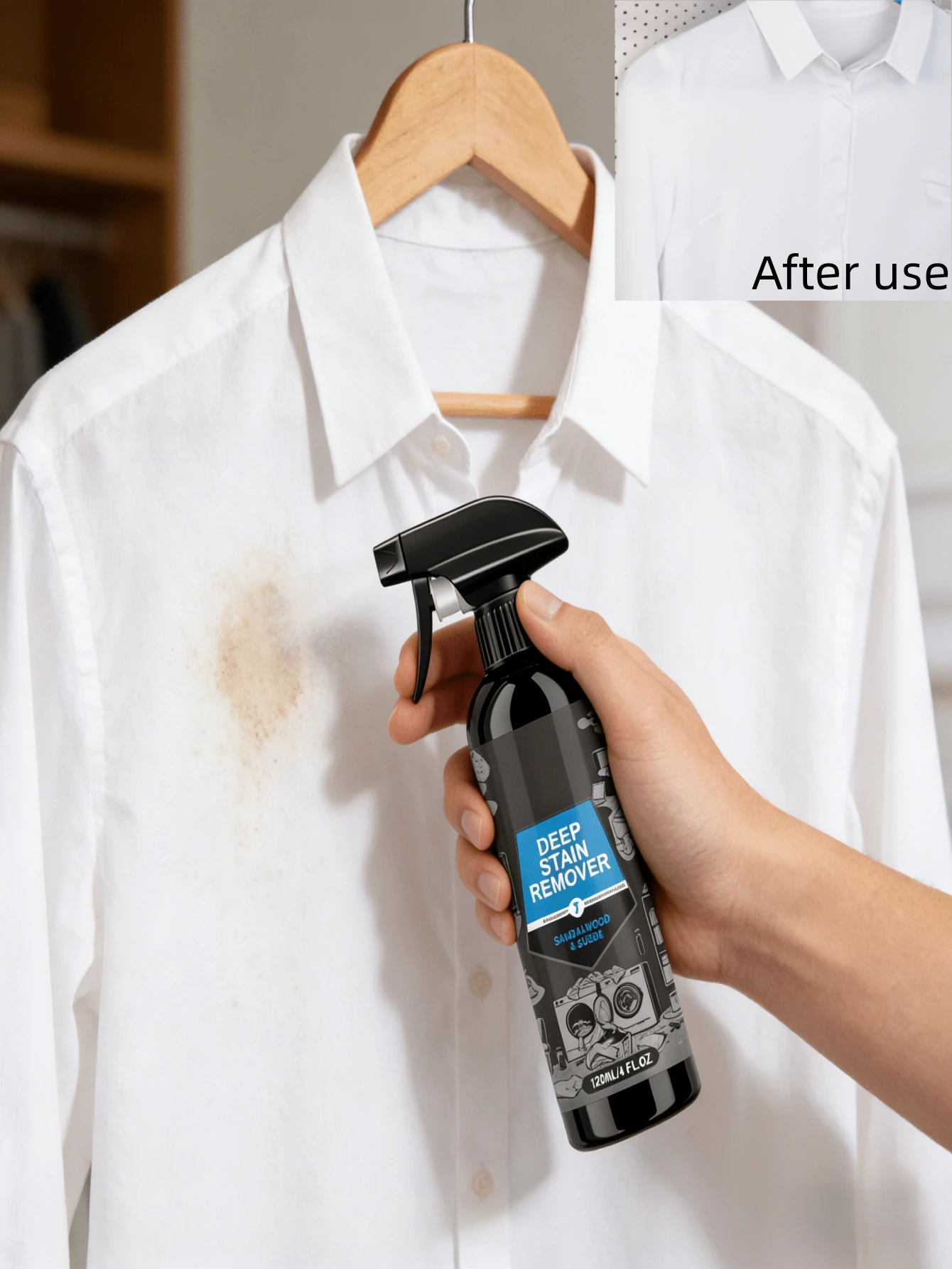 Gentle Stain Remover Laundry Detergent, Effectively Cleans And Renews Clothing, Convenient Daily Cleaning Agent - Liquid - View 1