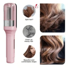 1 Peça Cortador de Cabelo Elétrico Recarregável por USB AutoPro para Mulheres - Aparador de Cabelo Elétrico Sem Fio para Casa, Controle Automático de Velocidade, Lâminas de Alto Desempenho, Baixo Ruído, Conjunto de Beleza para Casa, Presente Ideal para Férias - Multicolorido - Visão 10