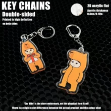 JENNIE Capybara NINIBARA, KPOP Cute Style Acrylic KEY CHAINS, Bag Charm, Car Keychain Pendant Keychain Holder Key Ring Mobile Phone Bag Hanging Gifts, Aesthetic Keychain, Special Gifts For Friends - NINIBARA - View 6
