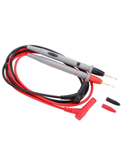 1 Set Of Multimeter Probes, Test Leads 1000V 10A/20A Dual-Color Soft Silicone Test Leads With Ultra-Fine Pointed Tips