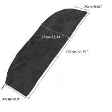 420D Oxford Cloth Waterproof Windproof UV-Resistant Canopy Umbrella Cover With Zipper, (265 X 40/70/50 Cm) - Black - B - View 8