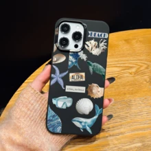 2pcs/Set Summer Turtle & Seashell Anti-Drop Phone Case Compatible With Apple 16/ 16 Pro Max/ 15, 14, XR/7/8/17 Pro Max/15 Pro Max/13/14, New 11 Soft Protective Cover, P12, XS/13 Pro Max Mini - Multicolor - View 3