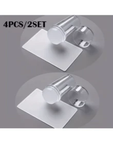 Khuôn dập móng tay silicon kèm dụng cụ gạt, khuôn dập móng nghệ thuật, dụng cụ tạo mẫu móng nghệ thuật, có dụng cụ gạt, thích hợp cho việc tự làm móng nghệ thuật, dụng cụ làm móng nghệ thuật, dụng cụ làm móng nghệ thuật, dụng cụ làm móng nghệ thuật, mùa tựu trường, nghệ thuật móng tay, dụng cụ làm móng nghệ thuật, miếng dán móng tay - Nhiều màu - Xem 10