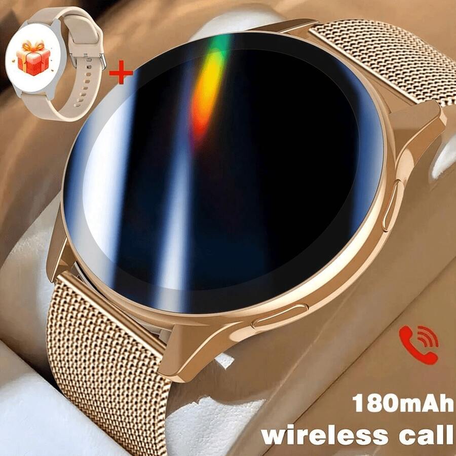 1.28" Round Screen Smart Watch, 180mAh Battery, Wireless Call/Dial, Multiple Sports Modes, Call/SMS Reminder, Music Control, Compatible With IOS/Android - Multicolor - View 1