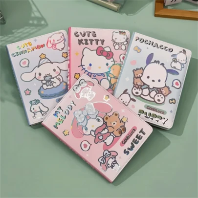 SANRIO 1/Cool Lolomi Melody Horizontal Notebook, A5 Hardshell Durable Diary, Suitable For Schools And Offices, Ideal For Holiday Gifts, Suitable For Writing, Office, Painting, Birthday Gifts, Valentine's Day, Wedding, Travel Accessories