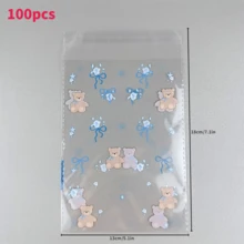 200个透明自粘礼品包装袋，塑料袋，适用于泰迪熊和蝴蝶结图案礼品、珠宝首饰、DIY工艺品等，适合节日、生日、婚礼和派对礼品包装。 - 包裝袋 - 查看 10