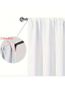 1件中式复古窗帘，半透明禅意客厅书房窗帘 - 白色 - 查看 11