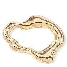 1个不对称金属丝巾夹，时尚多功能头巾夹 - 不規則扣 - 查看 10