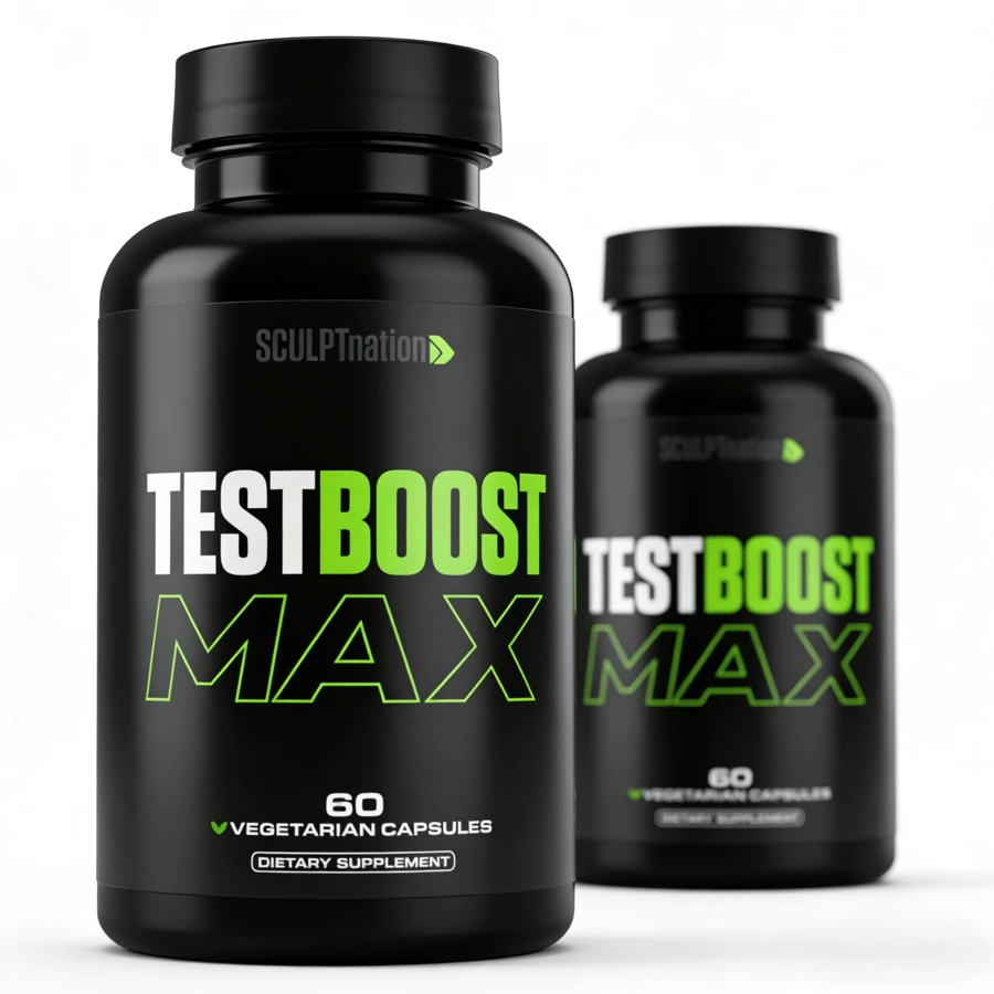 SCULPTnation TESTBOOST MAX - Plant-Based Testosterone Supplement, 60 Capsules For Stamina & Vitality - 2個 - 查看 1