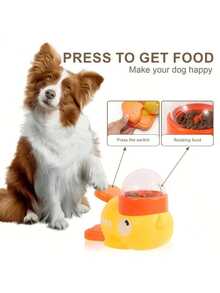 Cat Toys, Small Yellow Duck Launcher, Cat Slow Feeder, Pet Feeder, Small Yellow Duck Slow Feeder Toy - 100 - View 4
