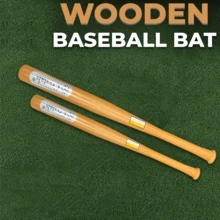 Crystals Wooden Baseball Bat Training Practice Softball Bat Solid Wood Sports Bat 29 Or 33 Inches - Brown 74CM - View 4