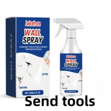 jakehoe 五合一墙面翻新喷漆 - 清洁污渍和涂鸦，修补裂缝和剥落，防水防霉，单层覆盖，哑光效果，DIY墙面修补喷漆（120毫升，含工具） - 液體 - 查看 11