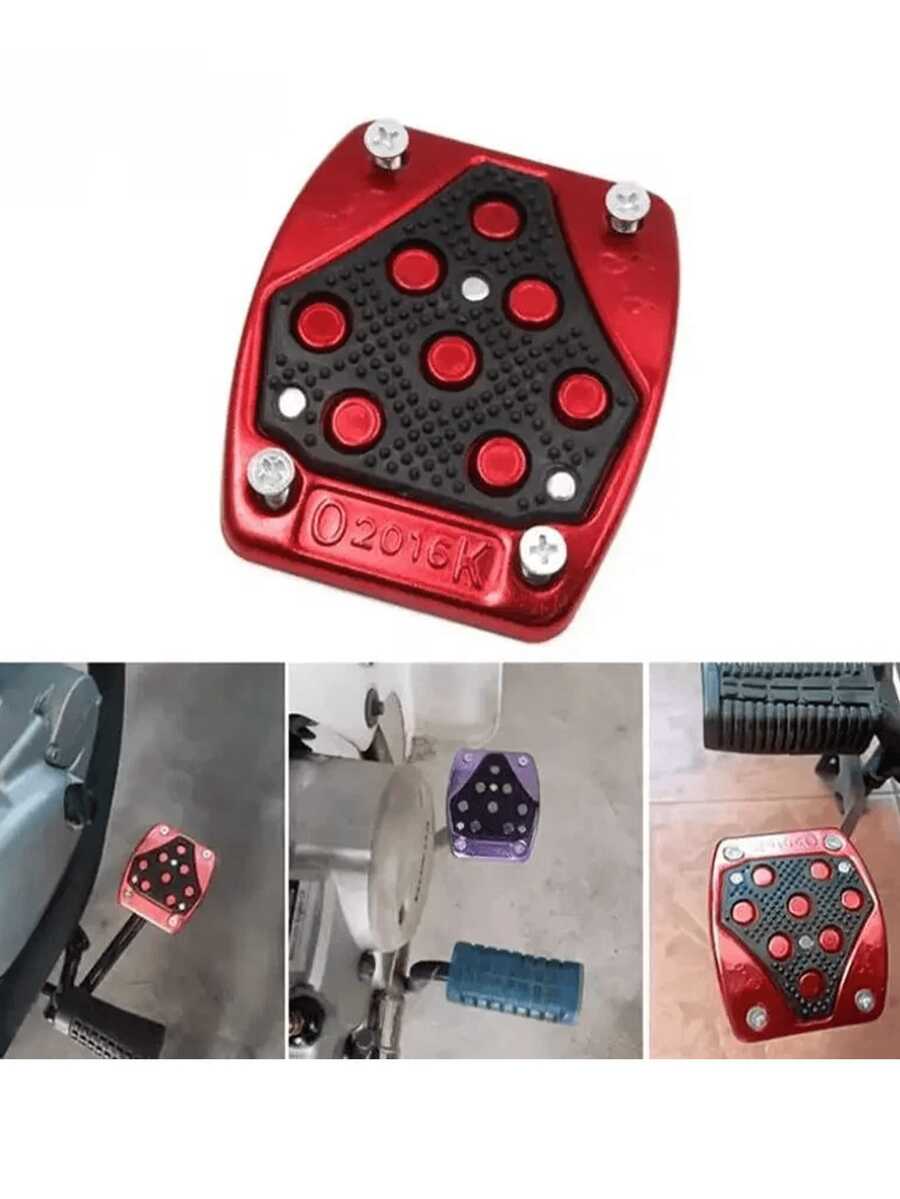 Universal Motorcycle Foot Peg Extender - Anti-Slip Multi-Color Iron Brake Pedal Cover, Fit For Various Motorcycles And Scooters