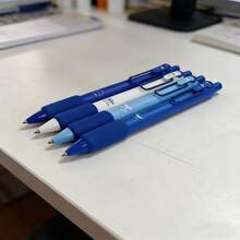 1 Box 4pcs Ocean Creature Gradient Retractable Ballpoint Pens, Sponge Soft Grip Anti-Slip Pens For Students & Office, 0.5mm Nib, Fashionable Signature Pens - Sets - View 2