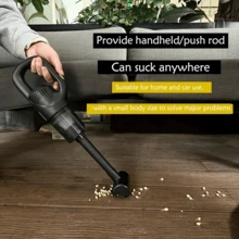 Aspiradora de mano inalámbrica recargable, ligera y portátil, con potente succión, limpieza eficiente para el hogar y el automóvil - multicolor - Ver 9