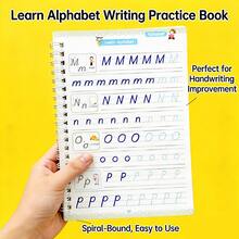 16-Page English Groove Practice Workbook, Handwriting Font Practice, English Alphabet Learning, English Letter Tracing Book, Writing Copybook, Coil Notebook, English Calligraphy Copybook - A - View 4