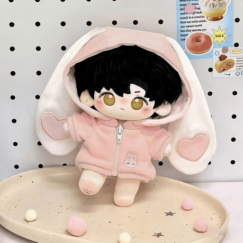 20厘米娃娃服装套装系列，可爱套装，可爱兔耳朵服装套装，娃娃换装服装，可爱小物，毛绒玩具服装，派对礼物，生日礼物（不含娃娃） - 星星 - 查看 9