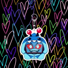 1pc 10cm Charlie Morningstar Anime Acrylic Keychain Cute Bag Charm Fans Gift - Multicolor - View 15