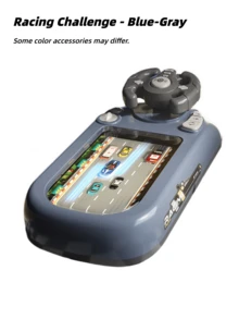 Kids Racing Adventure Game Console, Electric Steering Wheel With Sound & Light Effects, Interactive Toy For Parent-Child - Multicolor - View 2