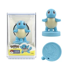 pokemon 6件正版Seal系列動物毛絨玩具，伊布、呆呆獸、Karara 動漫角色桌面裝飾模型娃娃收藏品，原裝盒裝 - 彩色 - 查看 8