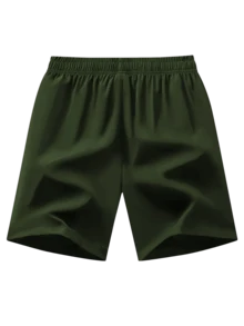 男士轻便速干跑步短裤三件套，透气防水面料，5英寸内缝，时尚设计，适合夏季户外运动 - 彩色 - 查看 8