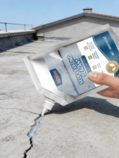 jakehoe Keo chà ron chống thấm, keo trám khe nứt gạch và sàn chống thấm nước và rò rỉ (Giao hàng ngẫu nhiên mẫu mới và cũ)