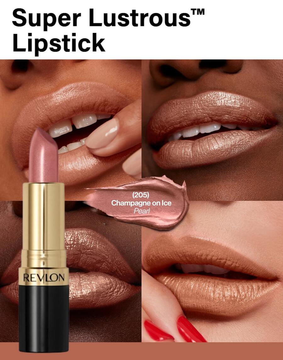 Revlon Lápiz Labial Super Lustrous Lipstick - Champagne On Ice - Ver 1