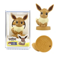 pokemon 6件正版Seal系列動物毛絨玩具，伊布、呆呆獸、Karara 動漫角色桌面裝飾模型娃娃收藏品，原裝盒裝 - 彩色 - 查看 12