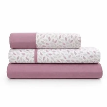 Sheet Sets With Pillowcases - Mauve Purple - View 10