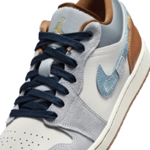 耐克Air Jordan 1 Low SE 男款篮球鞋 FZ5042-041 - 黑/灰 - 查看 8