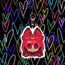 1pc 10cm Charlie Morningstar Anime Acrylic Keychain Cute Bag Charm Fans Gift - Multicolor - View 11