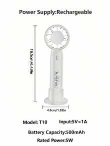 Turbo Handheld Small Fan Portable USB Charging Silent Leafless Mini Fan Outdoor Fan - Other - View 9
