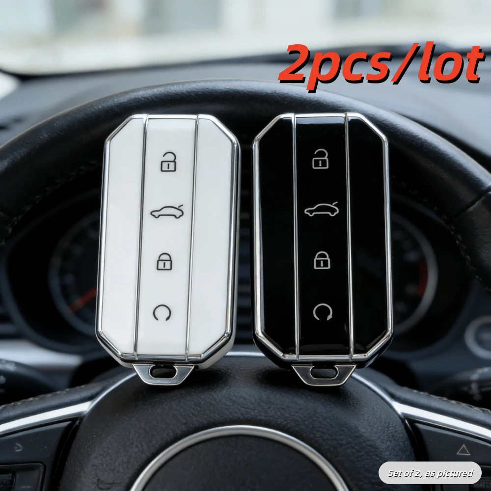 2 piezas/lote Fundas para llaves de coche para Chery Jaecoo 5 7 J5 J7 2025 2026, funda protectora para llaves de coche, regalos para madre, padre, graduación y maestro - Multicolor - Ver 1