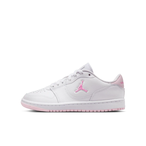Nike JORDAN COURT CONNECT LOW BG 女童篮球鞋 IQ6016-101 - 白 - 查看 1