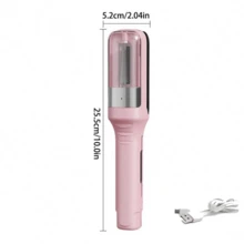 1 Peça Cortador de Cabelo Elétrico Recarregável por USB AutoPro para Mulheres - Aparador de Cabelo Elétrico Sem Fio para Casa, Controle Automático de Velocidade, Lâminas de Alto Desempenho, Baixo Ruído, Conjunto de Beleza para Casa, Presente Ideal para Férias - Multicolorido - Visão 12