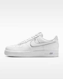 Nike Air Force 1 '07 LV8 White Metallic Silver Casual Shoes Men's IQ5228-100 - 銀白色 - 查看 1