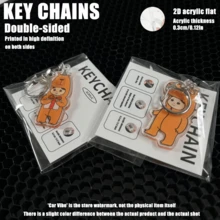 JENNIE Capybara NINIBARA, KPOP Cute Style Acrylic KEY CHAINS, Bag Charm, Car Keychain Pendant Keychain Holder Key Ring Mobile Phone Bag Hanging Gifts, Aesthetic Keychain, Special Gifts For Friends - NINIBARA - View 3