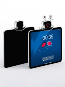 VOX Limited Edition Acrylic Double-Sided Clip | Creative Cartoon Desktop Stand Decor, High Transparency Collectible Accessory - Multicolor - View 3