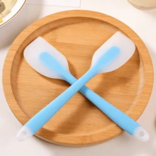 [2/4pcs] 450°F Heat Resistant Silicone Spatula - Non-Stick Scraper, Ergonomic Grip Kitchen Baking Cooking Tool, Dishwasher (Mint Blue) - Mint Blue - View 9
