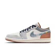 耐克Air Jordan 1 Low SE 男款篮球鞋 FZ5042-041 - 黑/灰 - 查看 2