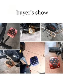 Universal Motorcycle Foot Peg Extender - Anti-Slip Multi-Color Iron Brake Pedal Cover, Fit For Various Motorcycles And Scooters - A - View 7