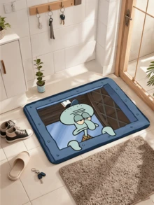 SpongeBob SquarePants Thảm xốp họa tiết hoạt hình trải sàn phòng khách, thích hợp đặt cạnh giường ngủ, bàn cà phê, ghế sofa, có thể giặt được. Lý tưởng để tạo không khí tiệc tùng, làm quà tặng bạn bè, trang trí tiệc, trang trí nhà cửa và quà năm mới. - Nhiều màu - Xem 4