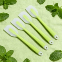 [2/4 Packs]Premium Silicone Spatula Set, 450°F Heat Resistant Flexible Turner - Non-Stick Seamless Scraper For Baking, Cooking - Dishwasher - (Lime) - Lime Green - View 12