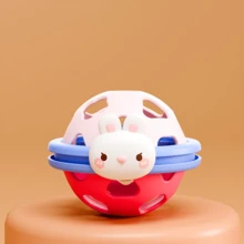 Baby Rattle Toy Maracas ,Soft Rubber Ball ,Tambourine - Multicolor - View 10