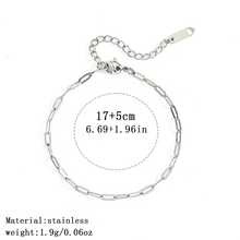 10pcs Paperclip Chain Bracelet Kit, Stainless Steel Adjustable Pendant Bracelet With Lobster Clasp, Suitable For DIY Jewelry Making - Star - View 3